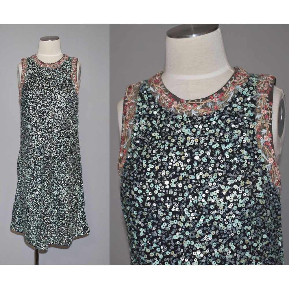 Varun Bahl Anthropologie Astronomy Sequin Dress
